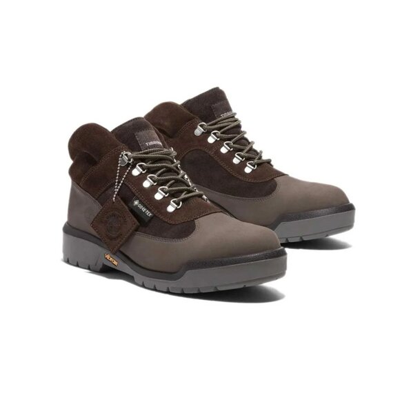 Timberland Goretex Waterproof Outdoor Field Boots Dark brown Nubuck MENS SIZE 10 - Picture 15 of 16